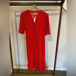 Old Navy Red Polka Dot Dress